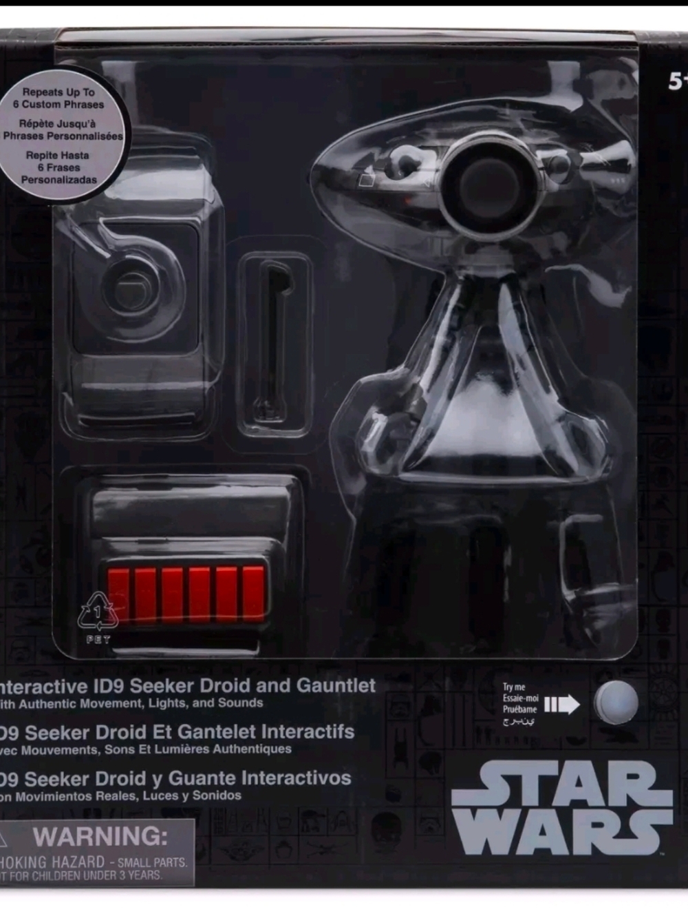 Star Wars Galaxy's Edge Droid Depot ID9 Interactive Seeker Remote Control Droid
